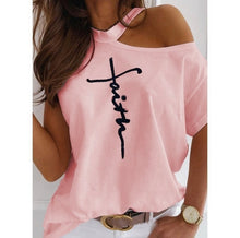 Load image into Gallery viewer, Faith Cold Shoulder Blouse
