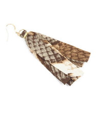 Load image into Gallery viewer, Snake Skin Printed Earrings
