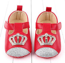 Load image into Gallery viewer, Infant Crown Shoes
