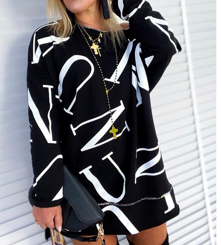 Oversized Letter Shirt