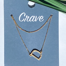 Load image into Gallery viewer, Crave Letter Necklace
