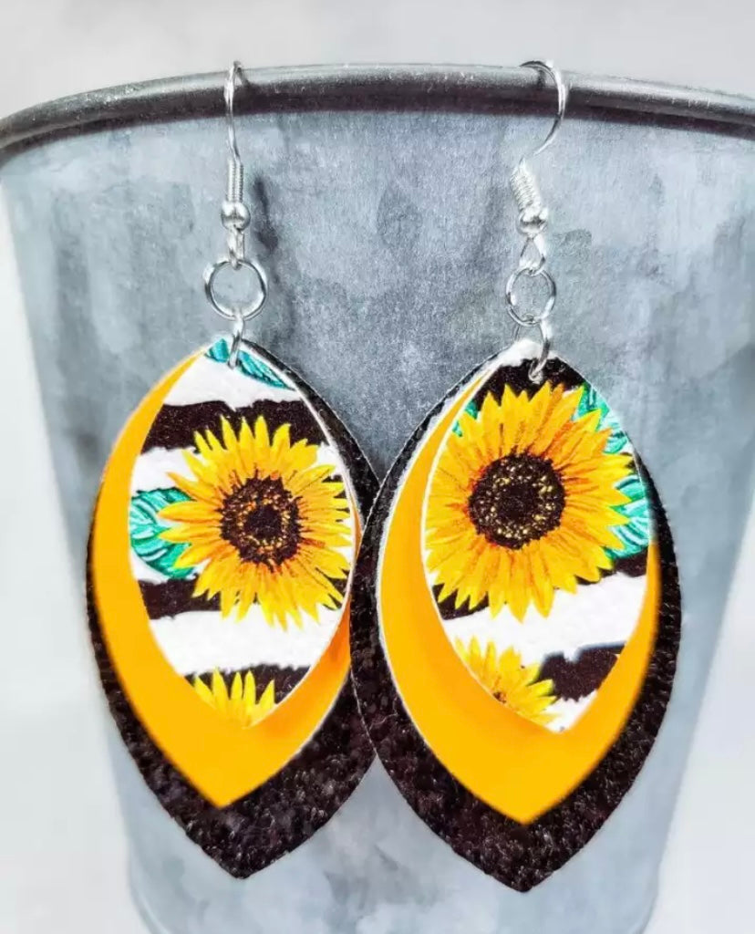 Sunflower Earrings