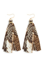 Load image into Gallery viewer, Snake Skin Printed Earrings
