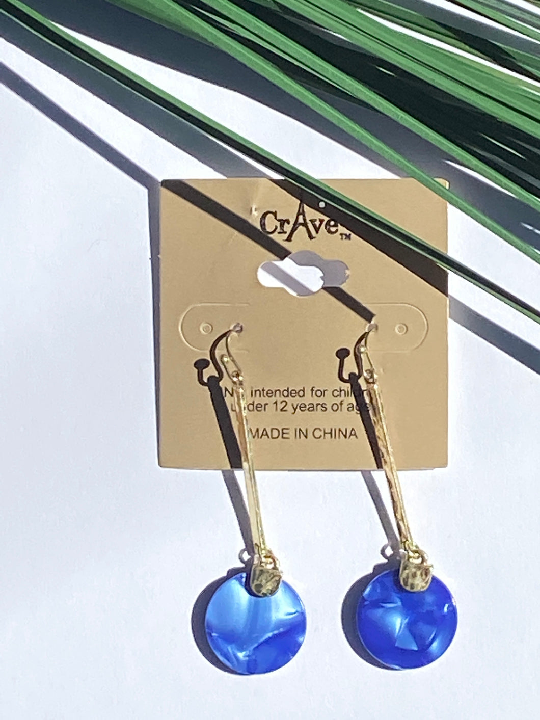 Crave Drop Disc Earrings