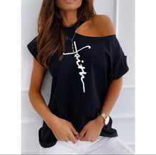 Load image into Gallery viewer, Faith Cold Shoulder Blouse
