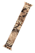 Load image into Gallery viewer, Light Brown Snake Skin Watch Band
