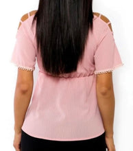 Load image into Gallery viewer, Short Sleeve Babydoll Shirt
