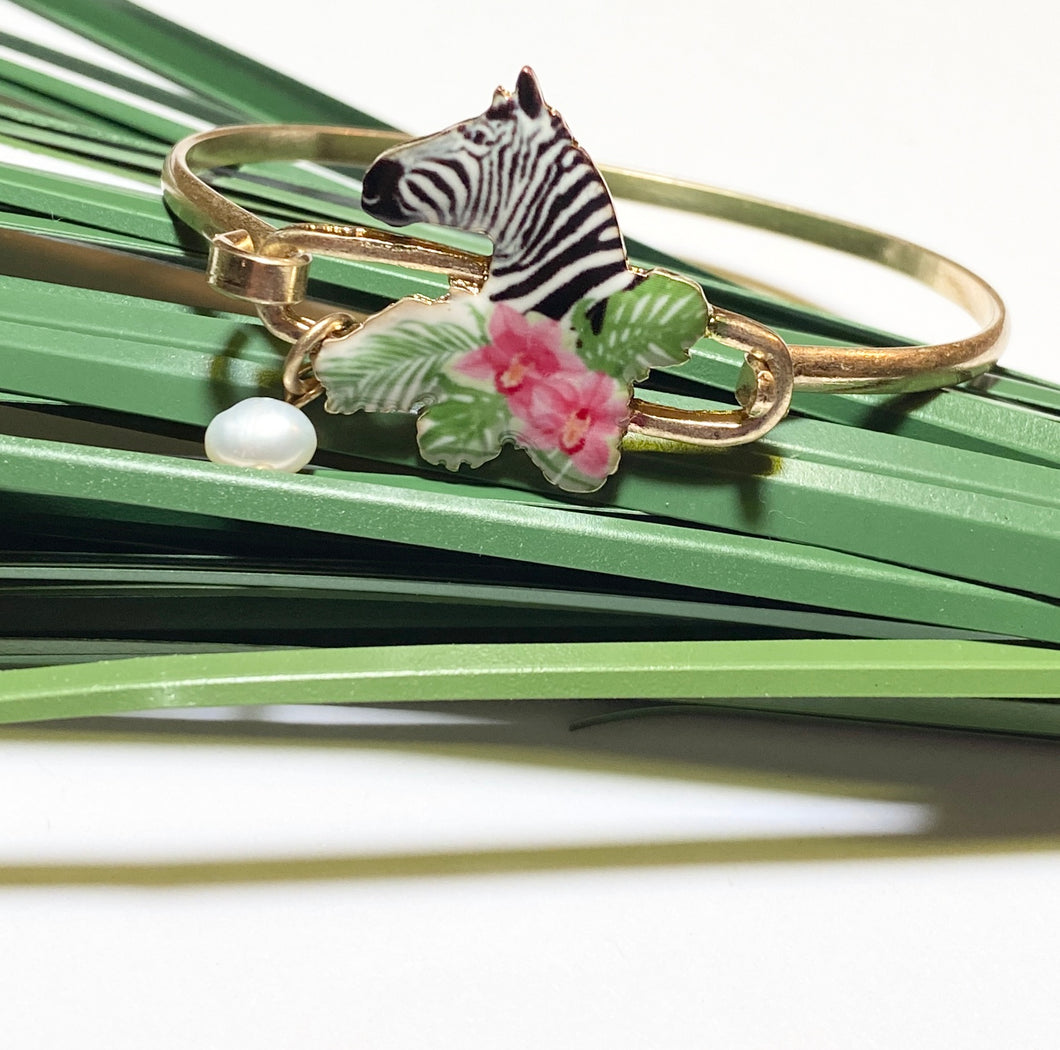 Tropical Zebra Bracelet